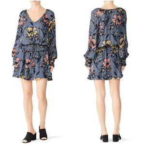 Ramy Brook Blue Floral Milene Dress $465